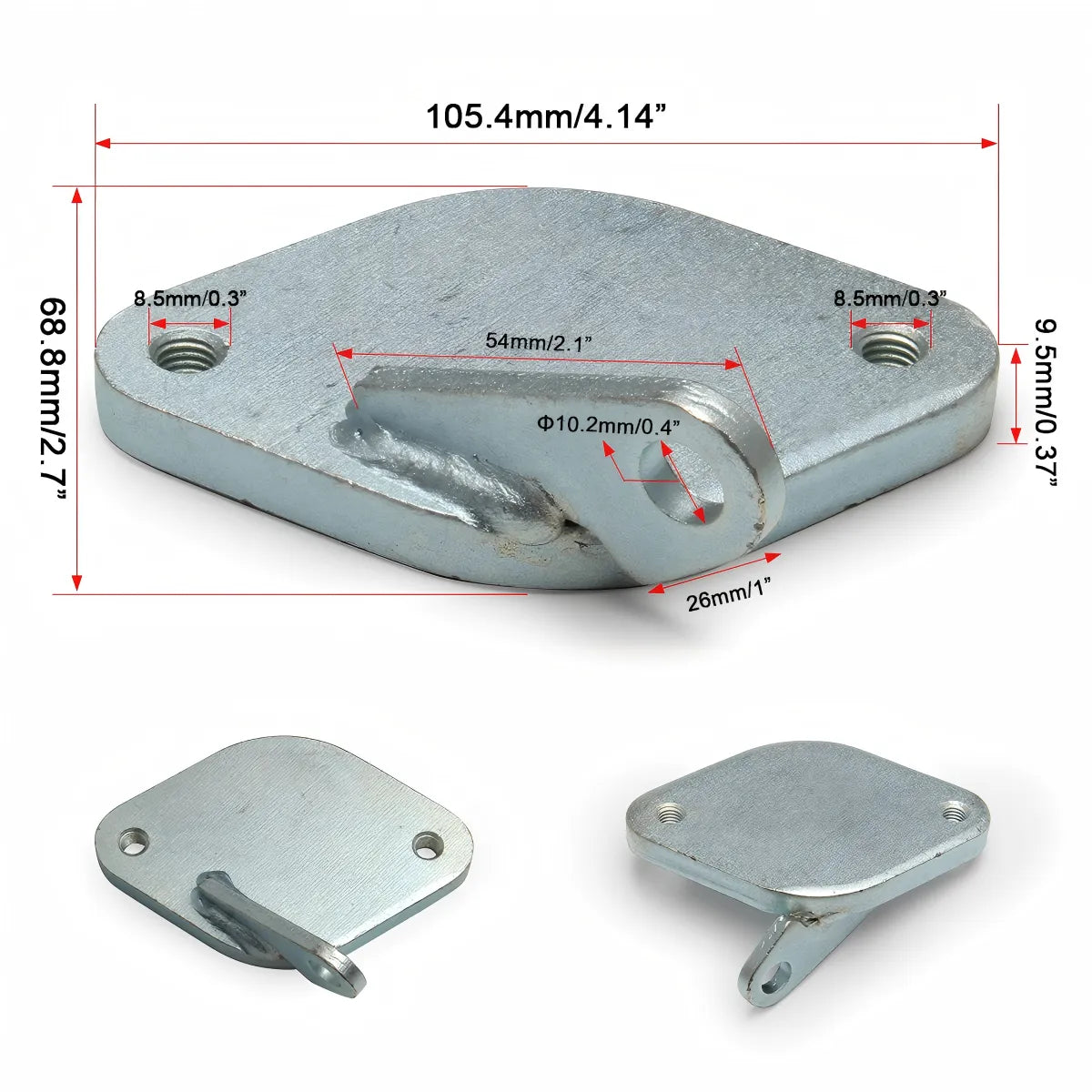 EGR Delete Kit for 2006–2007 Chevy GM 6.6L Duramax LBZ | with High Flow Intake Elbow