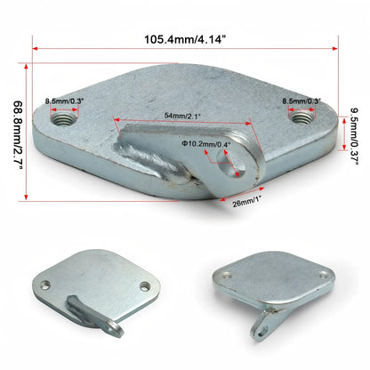 EGR Delete Kit for 2006–2007 Chevy GM 6.6L Duramax LBZ | with High Flow Intake Elbow